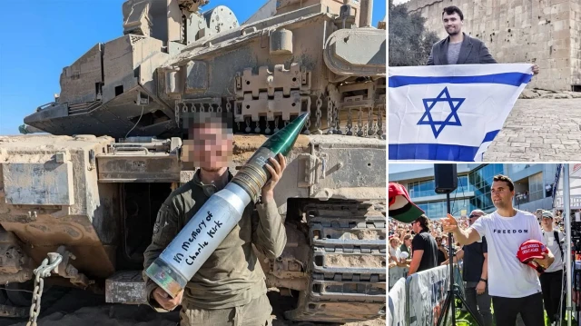 İsrail ordusu, Utah'ta öldürülen soykırım sevicisi Charlie Kirk'ün adını taşıyan füzeler ile Gazze'yi bombaladı.