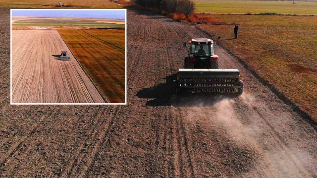 Konya’da, 595 bin hektar alanda sulu tarım yapılıyor.