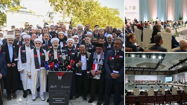Dünya Müslüman Alimler Birliği'nden İslam İşbirliği Teşkilatı ve Arap Birliği Ortak Olağanüstü Zirvesi'ne mesaj.