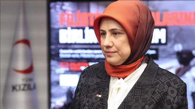 رئيسة جمعية الهلال الأحمر التركي فاطمة مريج يلماز