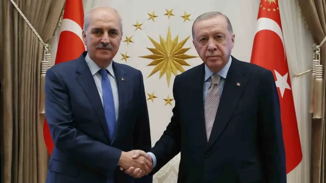 Cumhurbaşkanı Recep Tayyip Erdoğan- TBMM Başkanı Numan Kurtulmuş