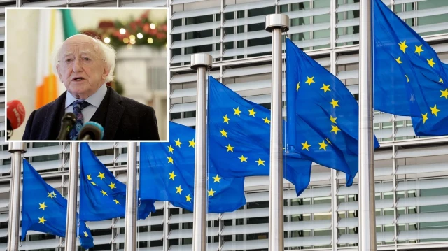 İrlanda Cumhurbaşkanı Michael Higgins