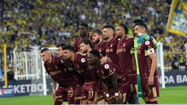 Trabzonspor'un Fenerbahçe karşısındaki 11'i