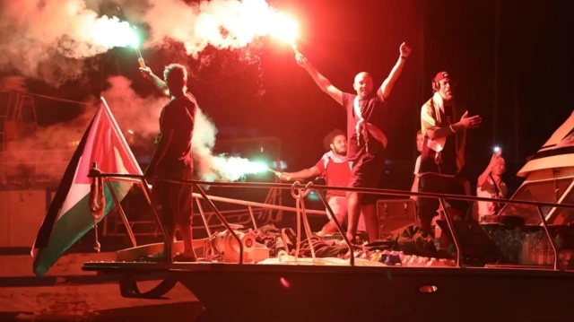 Gaza-bound aid flotilla sends 9 ships to break Israeli blockade, prepares 6 more