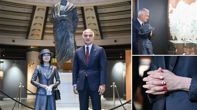 Japonya Prensesi Akiko Mikasa ‘Arkeolojinin Altın Çağı’ sergisini ziyaret etti.