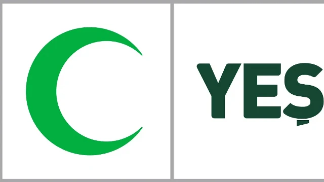 Logo du Croissant vert (Yeşilay), ONG turque spécialisée dans la lutte contre les addictions.