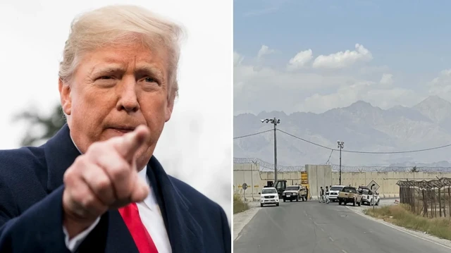 ABD Başkanı Trump, Afganistan'daki Bagram Hava Üssü'nü geri almak istediklerini söyledi.