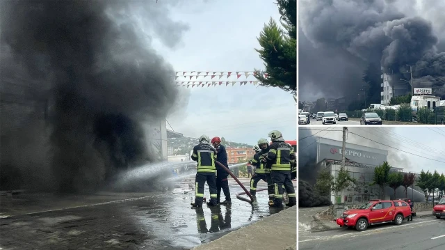 Karadeniz Sahil Yolu’nda ulaşım tek şeritten kontrollü olarak veriliyor.