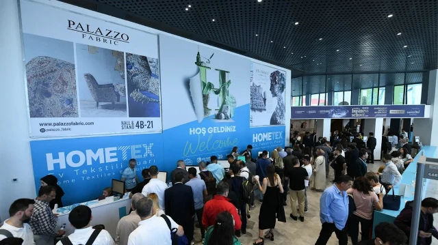La foire du textile turc, HOMETEX, le 18 septembre 2025 à Bursa.