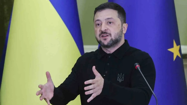 Ukrayna Devlet Başkanı Zelenski.