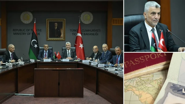 Ticaret Bakanı Ömer Bolat, Libya Ulaştırma Bakanı Şehubi ile görüştü.