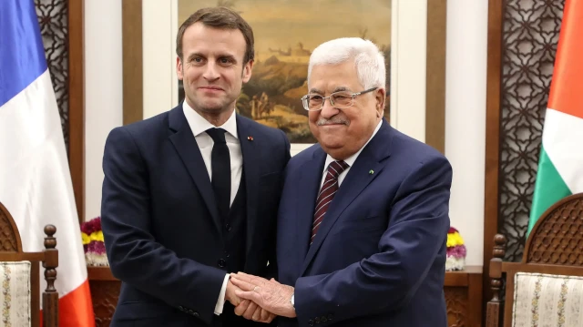 Macron ile Abbas (Foto: Arşiv)