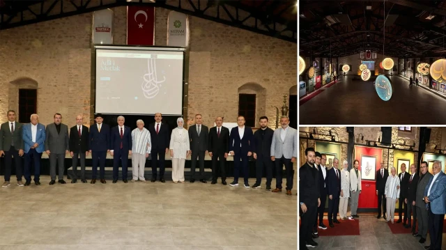 Âdil-i Mutlak Hat Eserleri Sergisi'nin son durağı Konya oldu.
