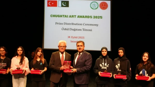 Prize Distribution Ceremony of CHUGTAI ART AWARDS 2025 held in Istanbul