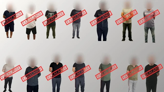 Kırmızı bültenle aradığımız 12, ulusal seviyede aranan 2 suçlu yakalandı.