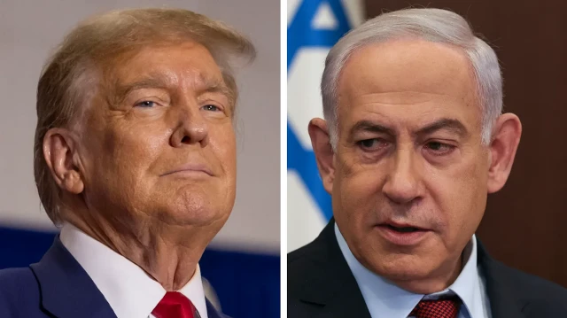 ABD Başkanı Donald Trump, İsrail Başbakanı Netanyahu.