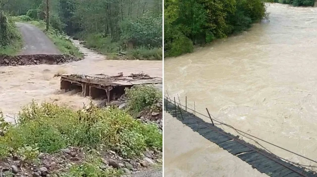 Doğu Karadeniz’de son 1 günde en fazla yağış 303 kg ile Giresun’un Çanakçı ilçesine düştü