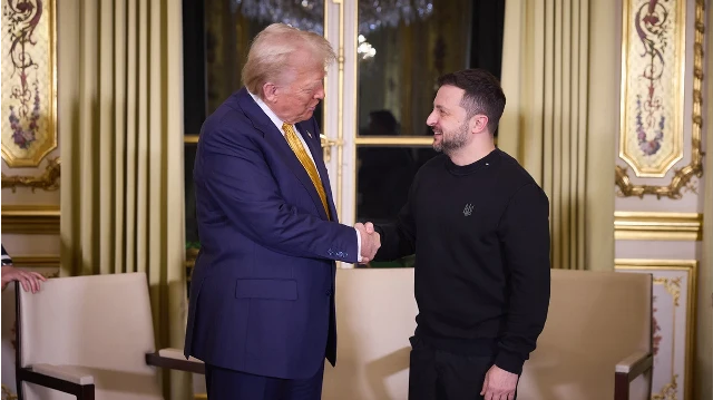 Дональд Трамп и Владимир Зеленский.