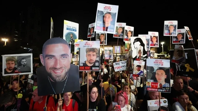 Thousands of Israelis rally across country for prisoner swap, Gaza ceasefire