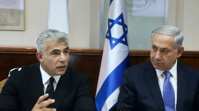 İsrail ana muhalefet lideri Yair Lapid ve Binyamin Netanyahu (Foto: Arşiv)