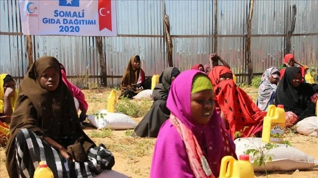 جمعية تركية تقدم مساعدات لـ850 ألف شخص في الصومال