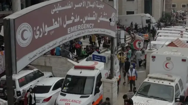 الهلال الأحمر: قوات الاحتلال تعطل محطة أكسجين مستشفى القدس بغزة وتغلق مداخله
