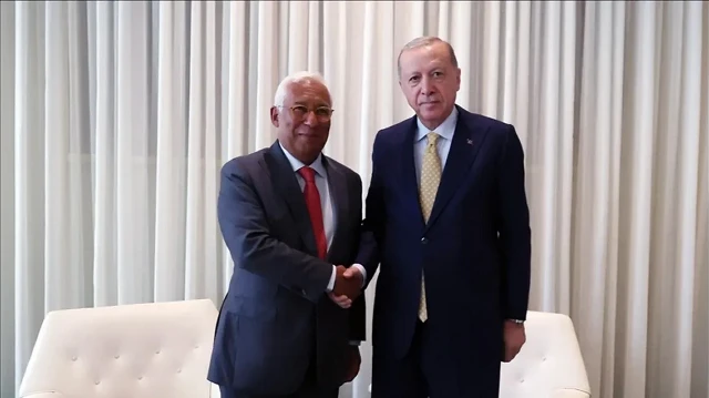 أردوغان يلتقي رئيس مجلس الاتحاد الأوروبي في نيويورك