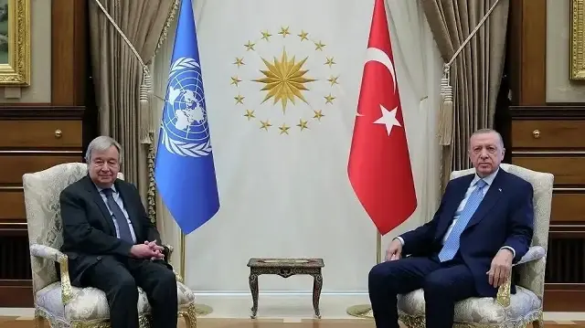 أردوغان يلتقي غوتيريش على هامش الجمعية العامة للأمم المتحدة

