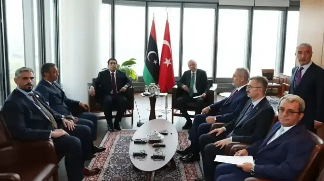 أردوغان يلتقي رئيس المجلس الرئاسي الليبي في نيويورك