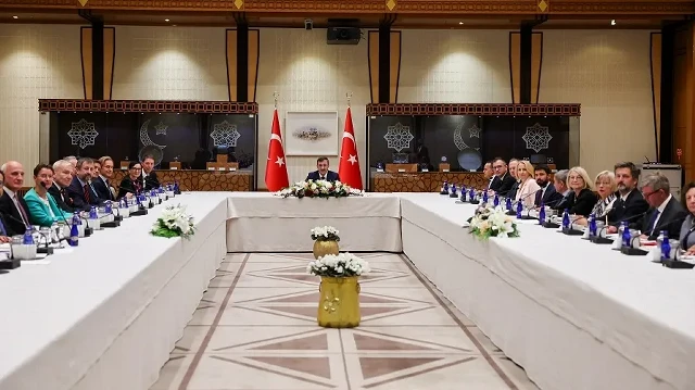 Turkish vice president meets EU delegation; underscores need for positive agenda in Türkiye-EU ties