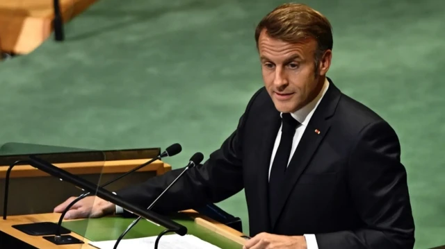 French President Macron stuck in New York traffic due to Trump convoy