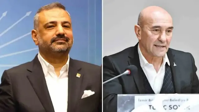 CHP İzmir İl Başkanı Şenol Aslanoğlu - Eski İzmir Büyükşehir Belediye Başkanı Tunç Soyer