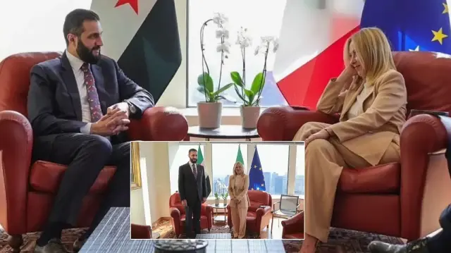 Ahmed Şara - Giorgia Meloni