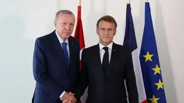 أردوغان يلتقي ماكرون في نيويورك 
