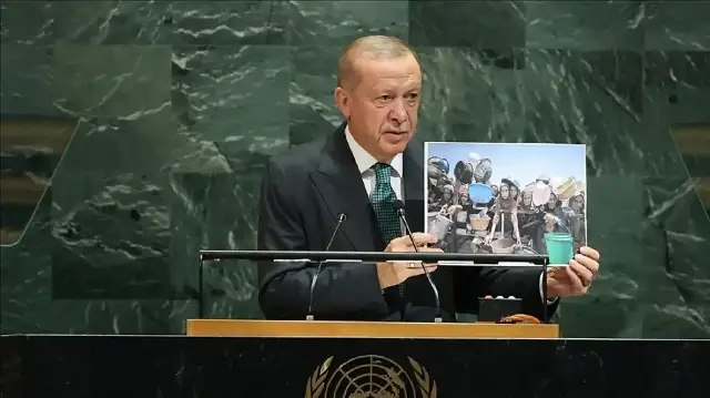 بصور إبادة وتجويع غزة.. كلمة أردوغان تحظى باهتمام إعلامي عربي
