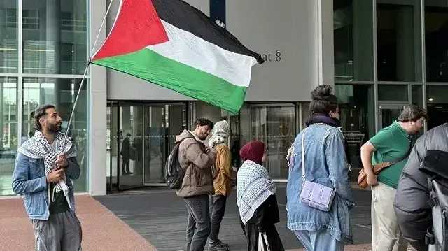 لاهاي.. مظاهرة تطالب بحماية المشاركين في "أسطول الصمود"
