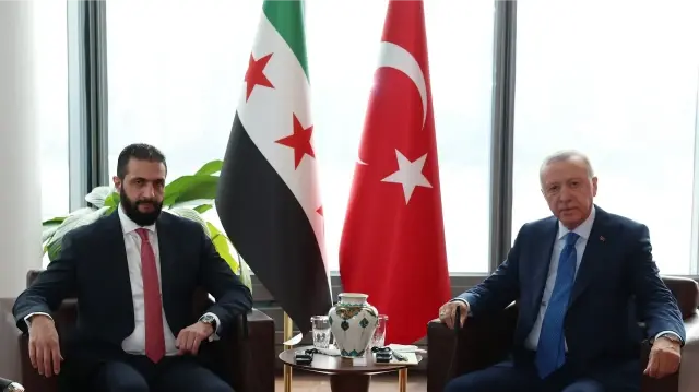 أردوغان يلتقي الشرع في نيويورك 
