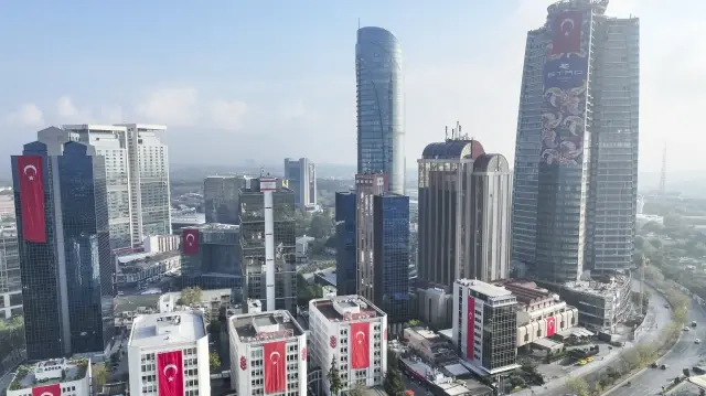 Centre financier de Maslak à Istanbul, le 30 août 2025.
