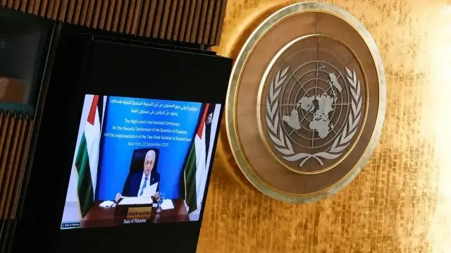 Filistin Devlet Başkanı Mahmud Abbas.