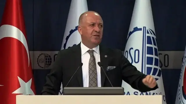 Le président de la chambre de l'industrie d'Ankara, Seyit Ardıç, le 24 septembre 2025.