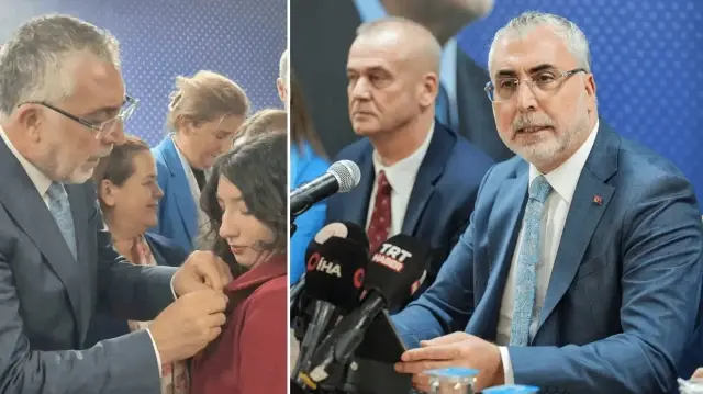Çalışma ve Sosyal Güvenlik Bakanı Vedat Işıkhan, Türkiye Yüzyılı Buluşmaları kapsamında AK Parti Silivri İlçe Başkanlığı'nı ziyaret ederek konuşma yaptı.