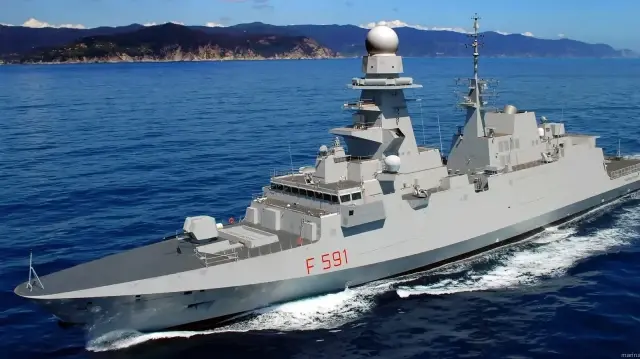 Le navire italien Virgilio Fasan va être déployé pour sécurisé la flottille Global Sumud pour Gaza en méditerranée. 