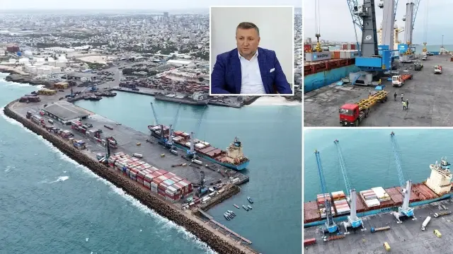 Albayrak Grubu Somali Temsilcisi Ahmet Sami İşler, Somali'nin ticaret kapısı Mogadişu Limanı'na ilişkin bilgiler verdi.