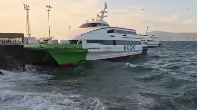 BUDO'nun bazı seferleri olumsuz hava koşulları nedeniyle iptal edildi. 