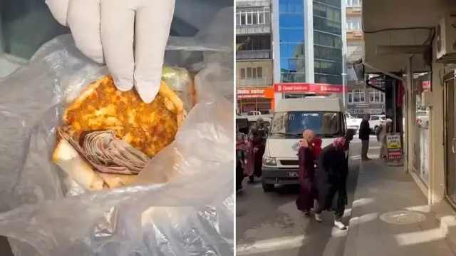Dilenci kadın hakkında da Kabahatler Kanunu çerçevesinde işlem başlatıldı.