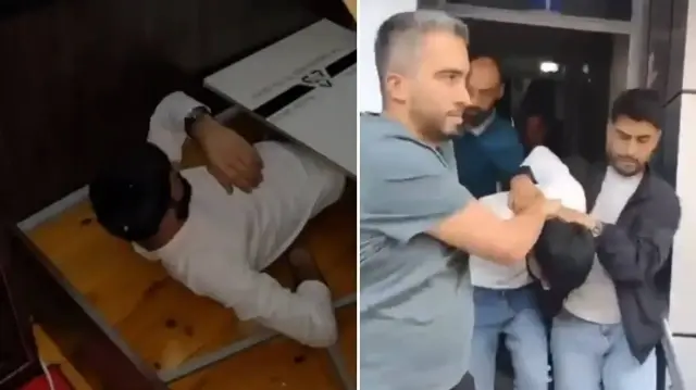 15 yıl kesinleşmiş hapis cezası bulunan cezaevi firarisi, bazanın altında yakalandı