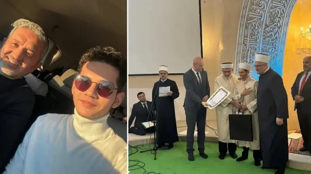 Uşaklı Yaşar Çuhadar'ın oğlu Süleyman Talha Çuhadar da babası gibi dünya birincisi oldu.