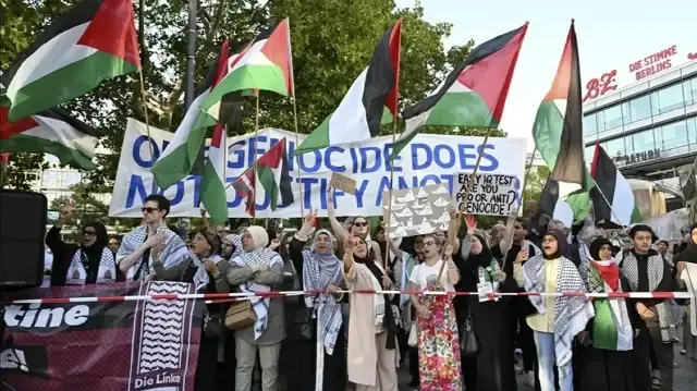 Tens of thousands rally in Berlin against German support for Israeli genocide in Gaza