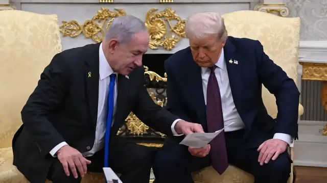 Trump ve Netanyahu'nun görüşmesinde 'Gazze'de barış' ele alındı.
