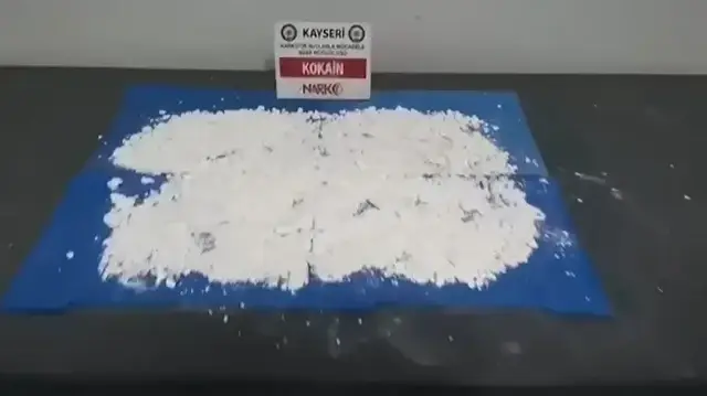 Ele geçirilen uyuşturucu.